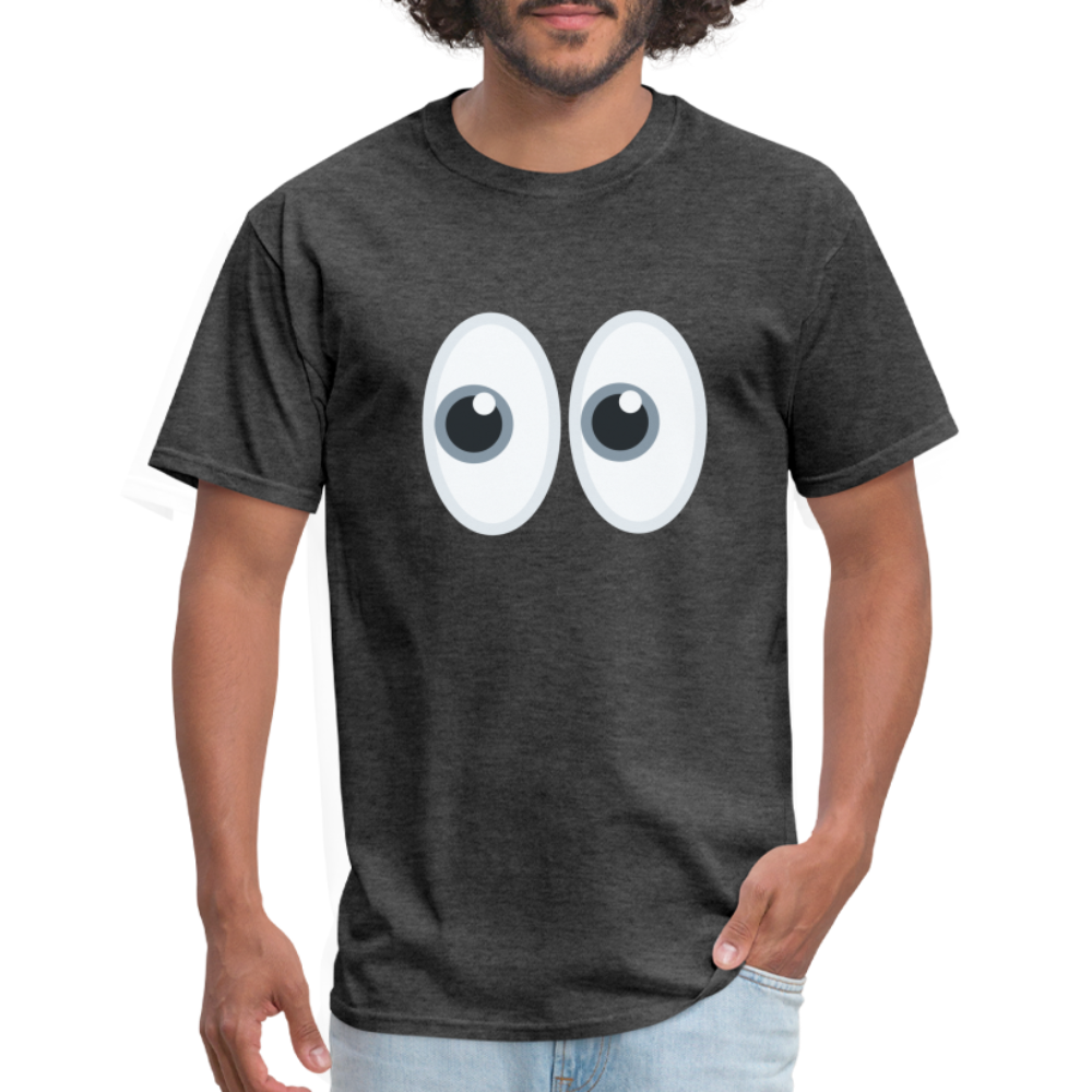 👀 Eyes (Twemoji) Unisex Classic T-Shirt - heather black