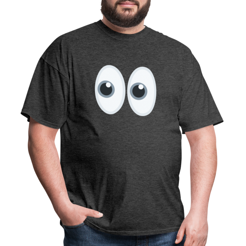 👀 Eyes (Twemoji) Unisex Classic T-Shirt - heather black