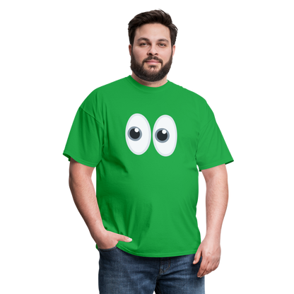 👀 Eyes (Twemoji) Unisex Classic T-Shirt - bright green