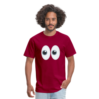 👀 Eyes (Twemoji) Unisex Classic T-Shirt - dark red