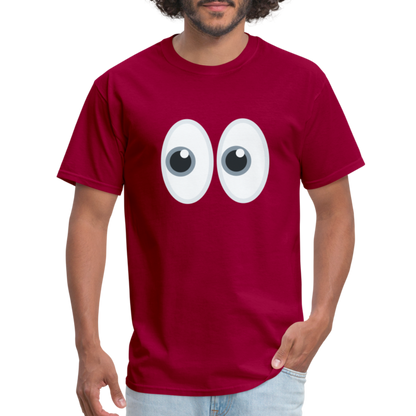 👀 Eyes (Twemoji) Unisex Classic T-Shirt - dark red