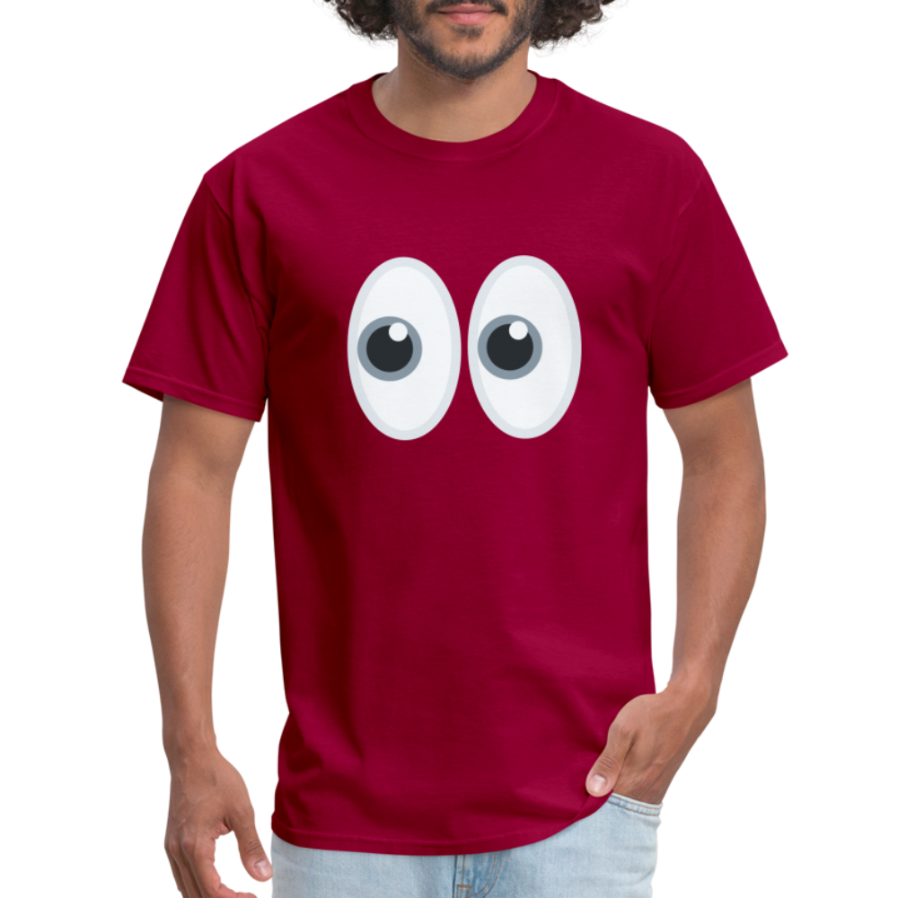 👀 Eyes (Twemoji) Unisex Classic T-Shirt - dark red