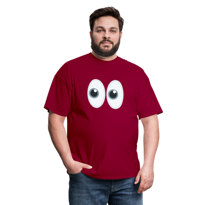 👀 Eyes (Twemoji) Unisex Classic T-Shirt - dark red