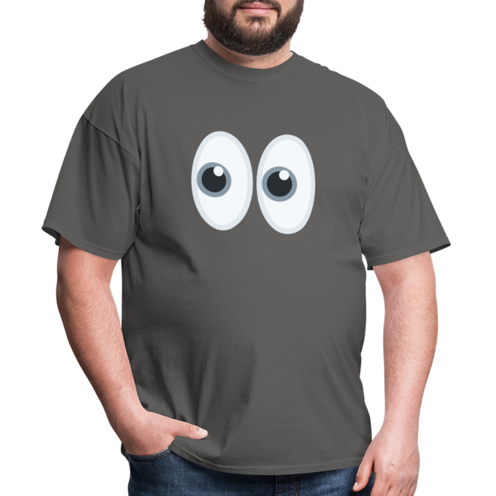 👀 Eyes (Twemoji) Unisex Classic T-Shirt - charcoal