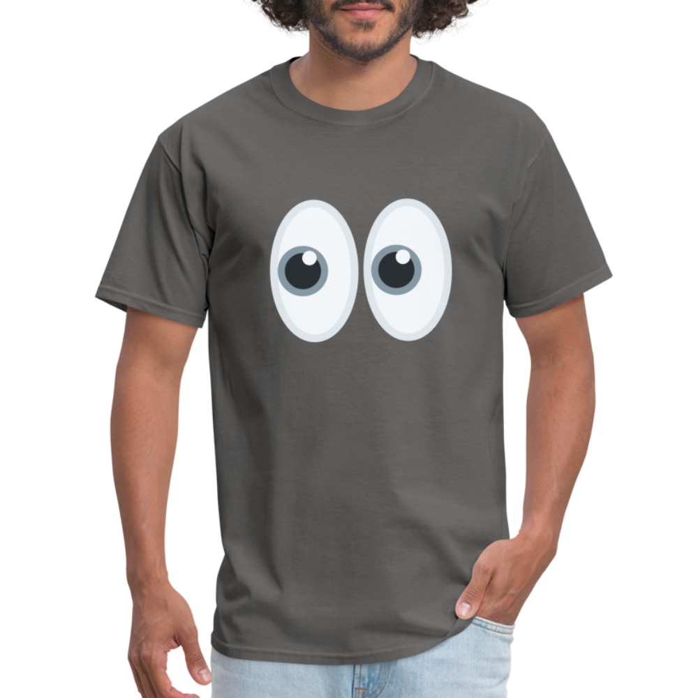 👀 Eyes (Twemoji) Unisex Classic T-Shirt - charcoal