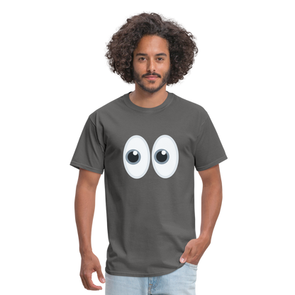 👀 Eyes (Twemoji) Unisex Classic T-Shirt - charcoal