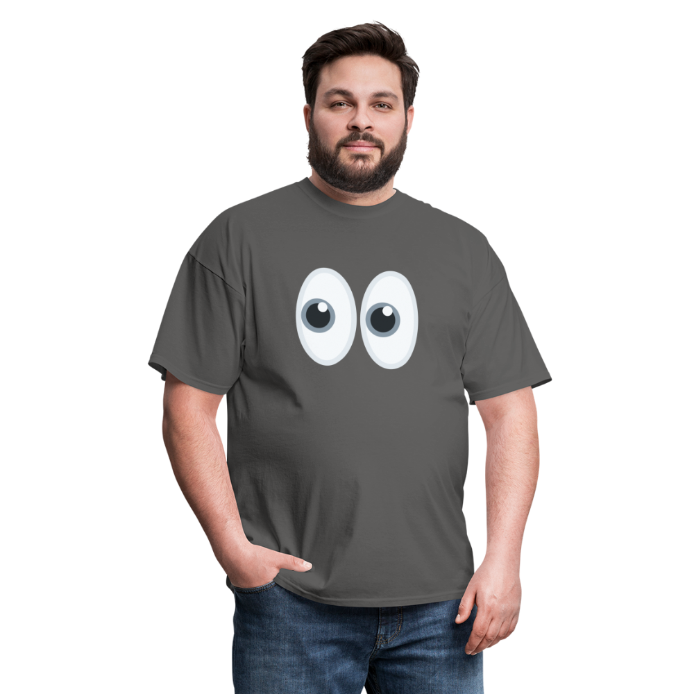 👀 Eyes (Twemoji) Unisex Classic T-Shirt - charcoal