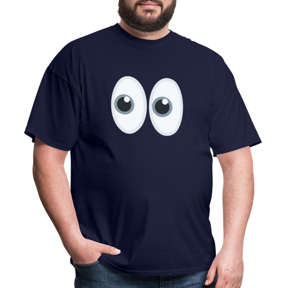 👀 Eyes (Twemoji) Unisex Classic T-Shirt - navy