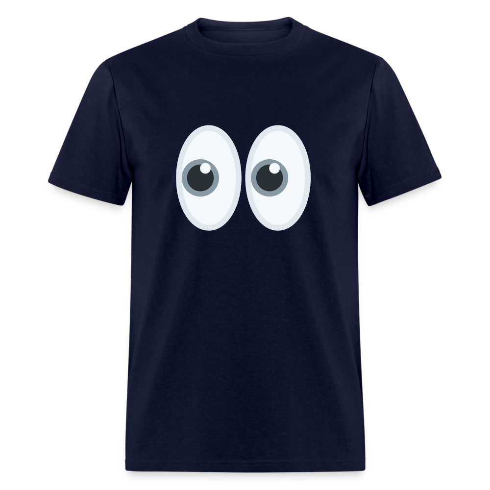 👀 Eyes (Twemoji) Unisex Classic T-Shirt - navy