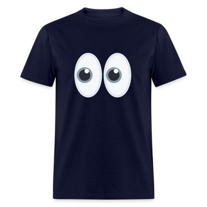 👀 Eyes (Twemoji) Unisex Classic T-Shirt - navy