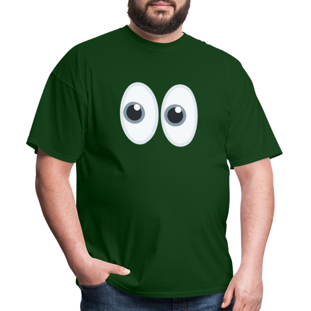 👀 Eyes (Twemoji) Unisex Classic T-Shirt - forest green