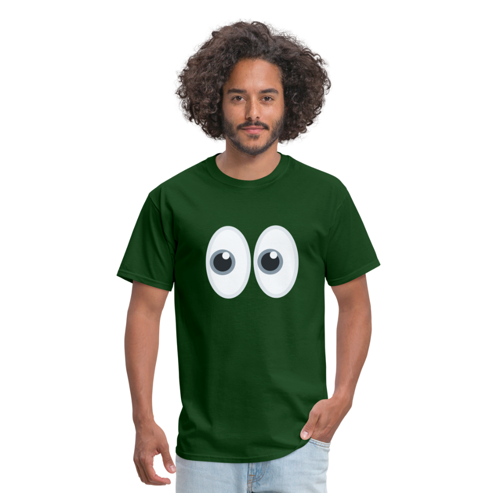 👀 Eyes (Twemoji) Unisex Classic T-Shirt - forest green