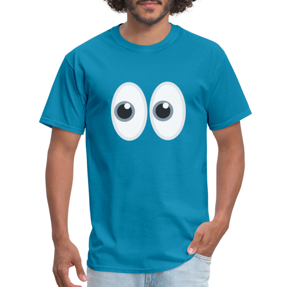 👀 Eyes (Twemoji) Unisex Classic T-Shirt - turquoise