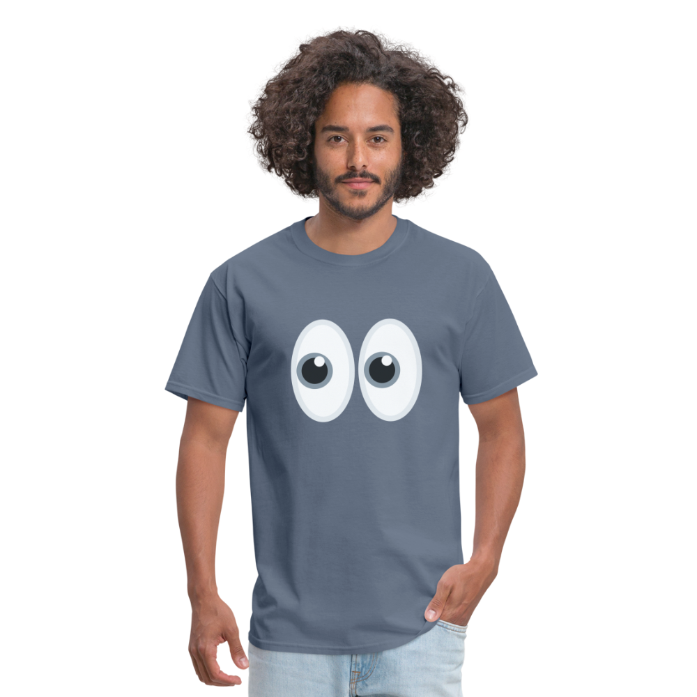 👀 Eyes (Twemoji) Unisex Classic T-Shirt - denim