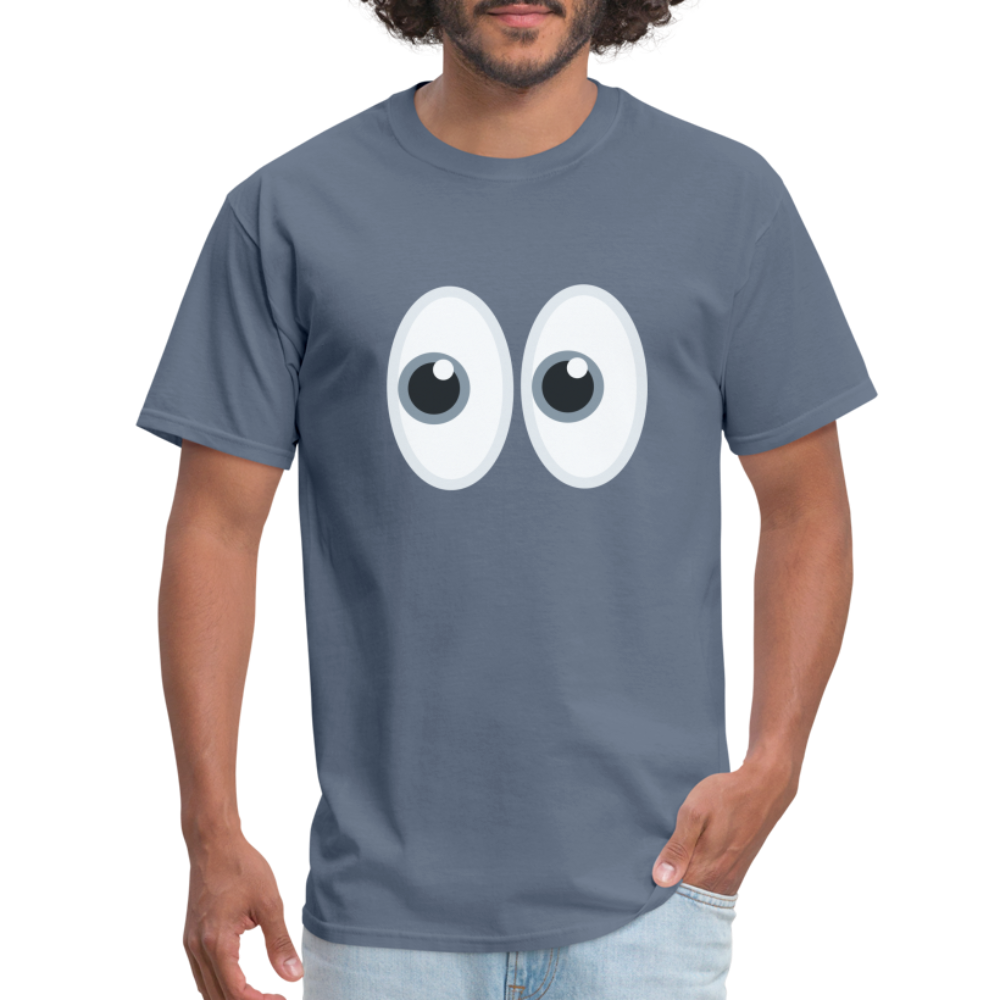👀 Eyes (Twemoji) Unisex Classic T-Shirt - denim