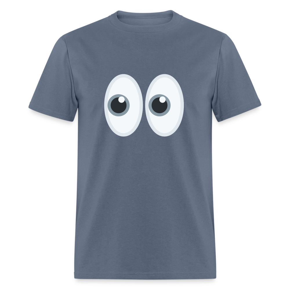 👀 Eyes (Twemoji) Unisex Classic T-Shirt - denim