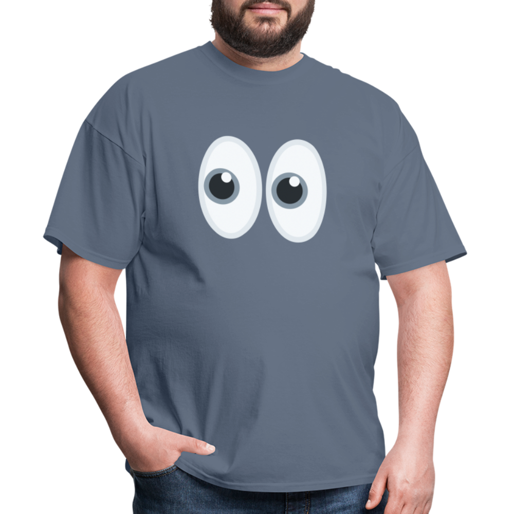 👀 Eyes (Twemoji) Unisex Classic T-Shirt - denim