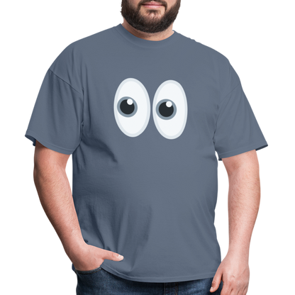 👀 Eyes (Twemoji) Unisex Classic T-Shirt - denim