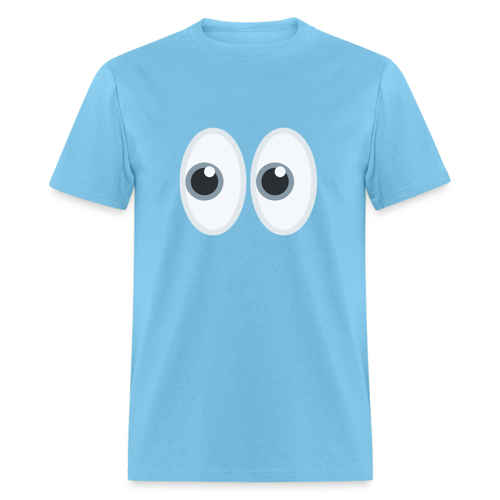 👀 Eyes (Twemoji) Unisex Classic T-Shirt - aquatic blue