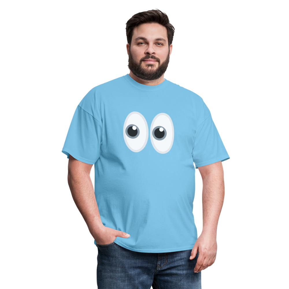 👀 Eyes (Twemoji) Unisex Classic T-Shirt - aquatic blue