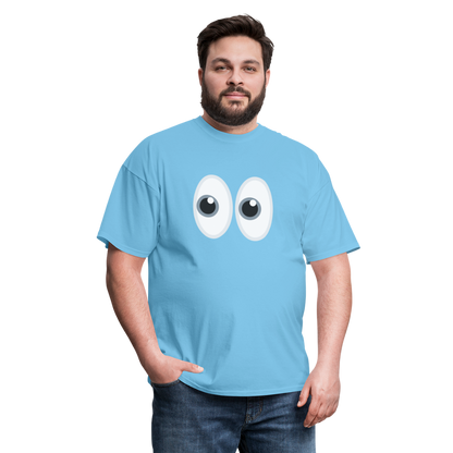 👀 Eyes (Twemoji) Unisex Classic T-Shirt - aquatic blue