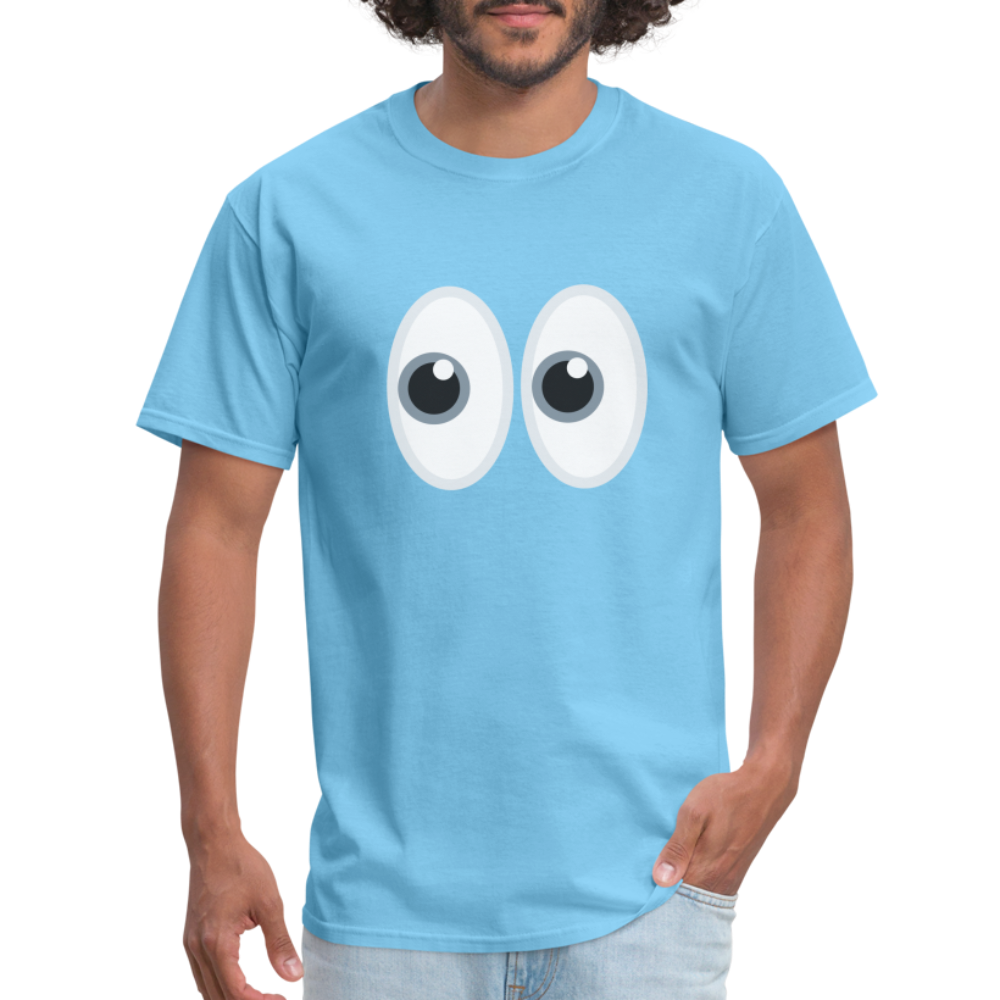 👀 Eyes (Twemoji) Unisex Classic T-Shirt - aquatic blue