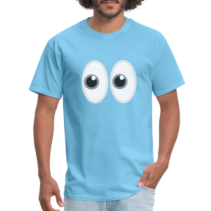 👀 Eyes (Twemoji) Unisex Classic T-Shirt - aquatic blue