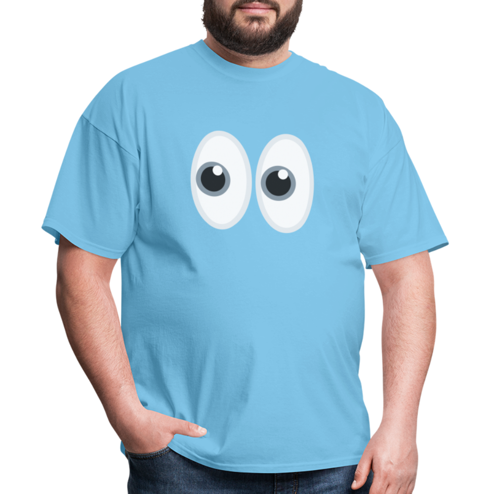 👀 Eyes (Twemoji) Unisex Classic T-Shirt - aquatic blue