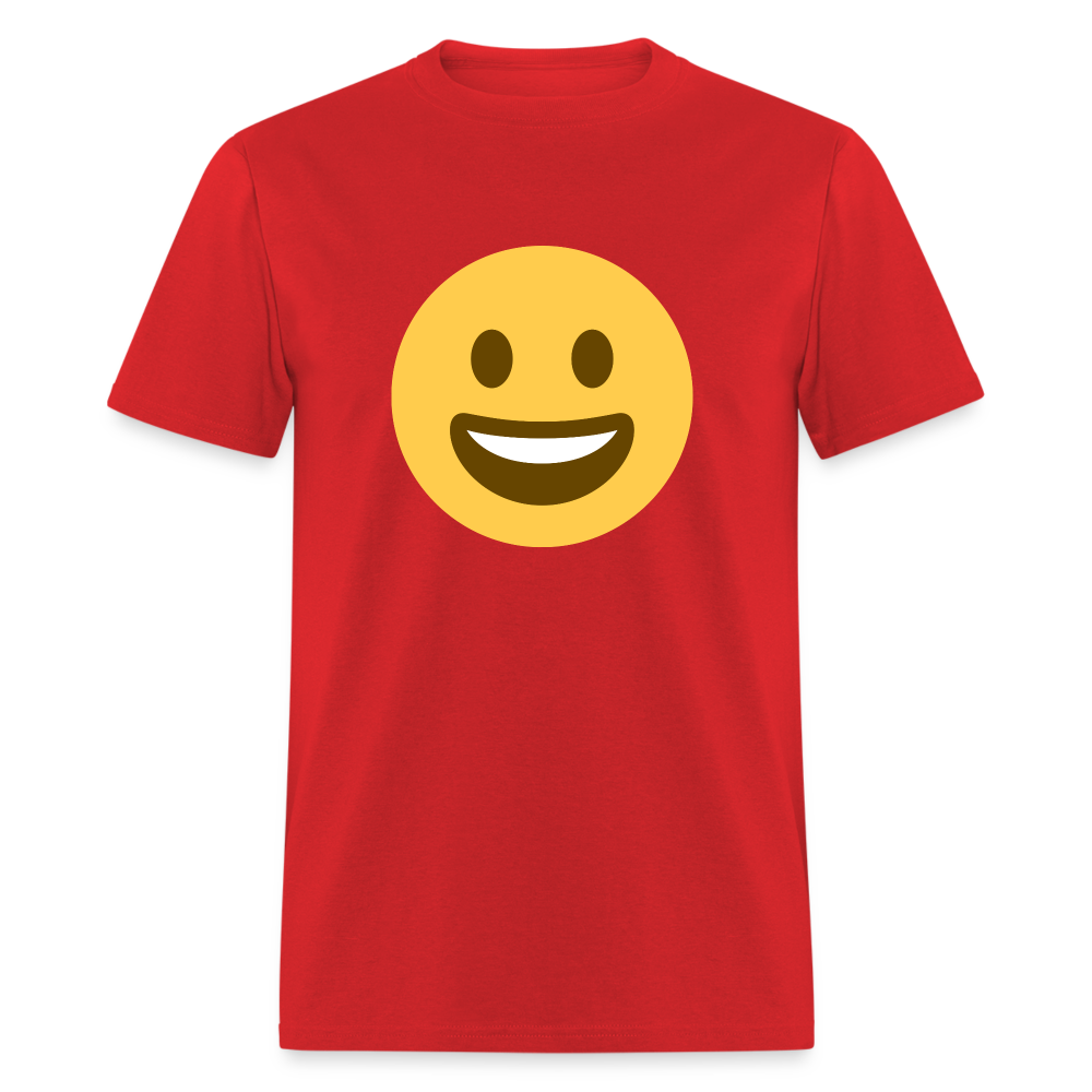 😀 Grinning Face (Twemoji) Unisex Classic T-Shirt - red