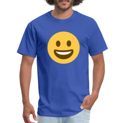 😀 Grinning Face (Twemoji) Unisex Classic T-Shirt - royal blue
