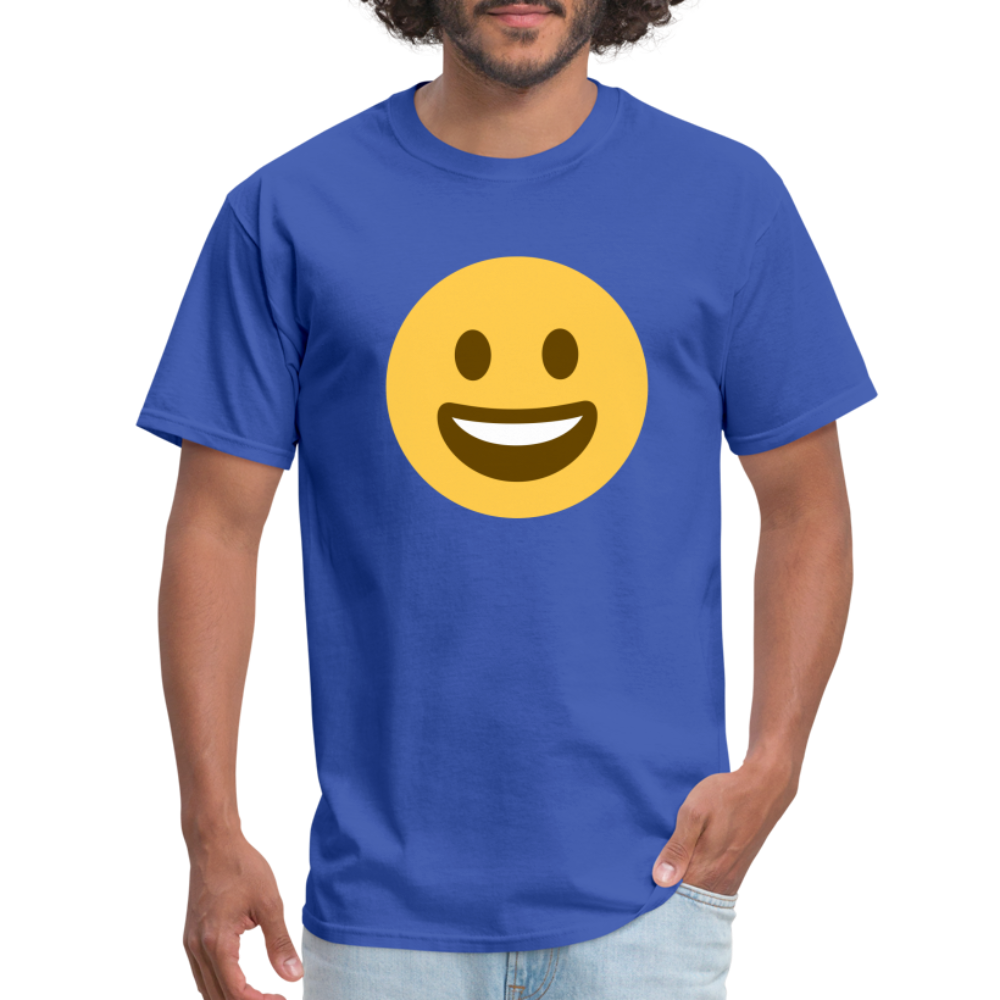 😀 Grinning Face (Twemoji) Unisex Classic T-Shirt - royal blue