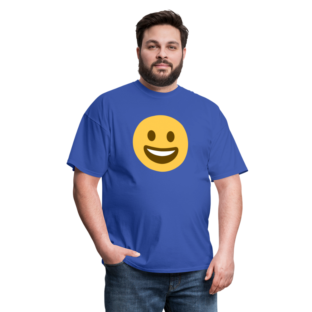 😀 Grinning Face (Twemoji) Unisex Classic T-Shirt - royal blue