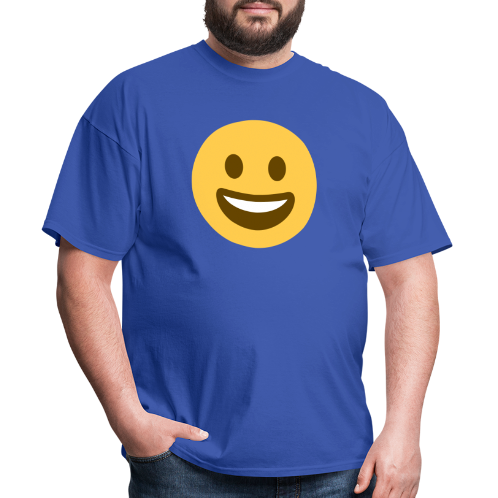 😀 Grinning Face (Twemoji) Unisex Classic T-Shirt - royal blue