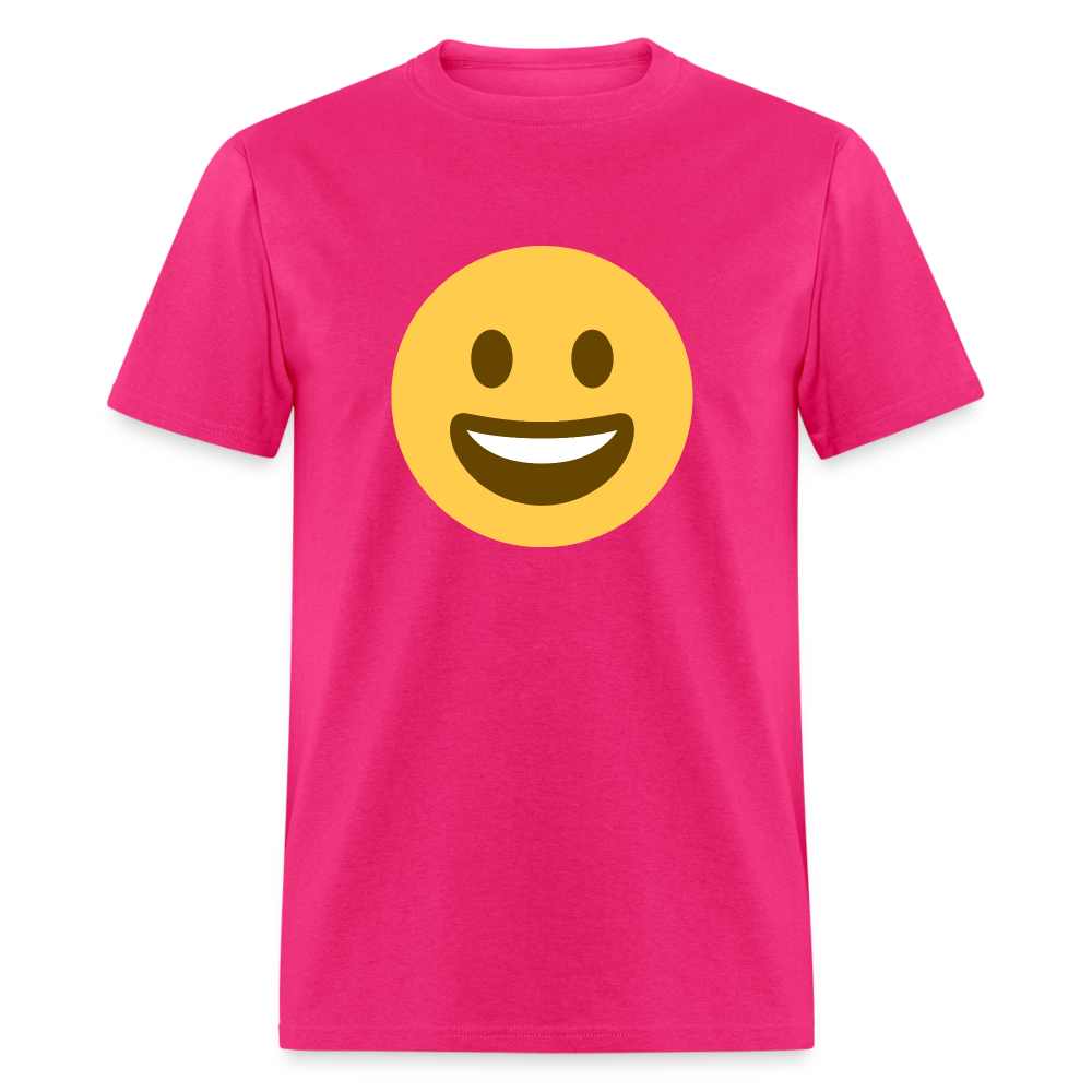 😀 Grinning Face (Twemoji) Unisex Classic T-Shirt - fuchsia