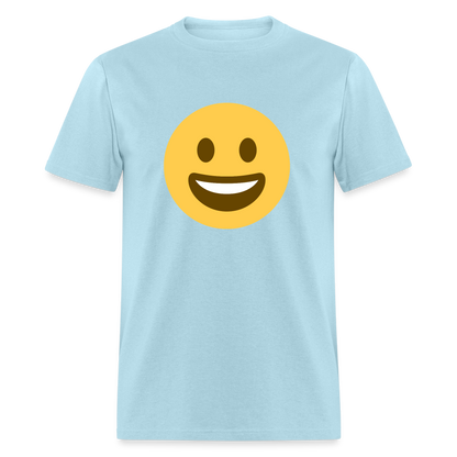 😀 Grinning Face (Twemoji) Unisex Classic T-Shirt - powder blue