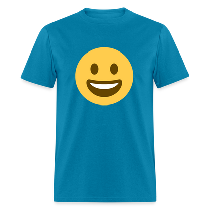 😀 Grinning Face (Twemoji) Unisex Classic T-Shirt - turquoise