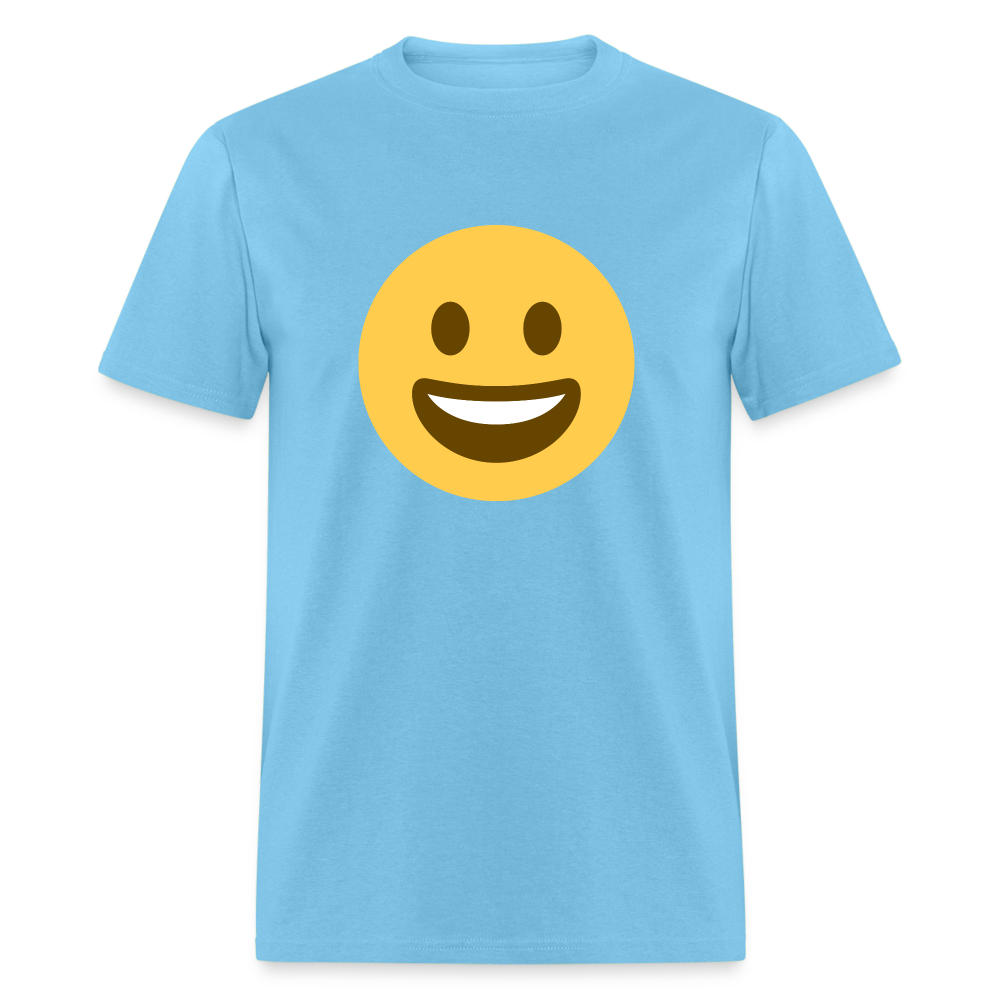 😀 Grinning Face (Twemoji) Unisex Classic T-Shirt - aquatic blue