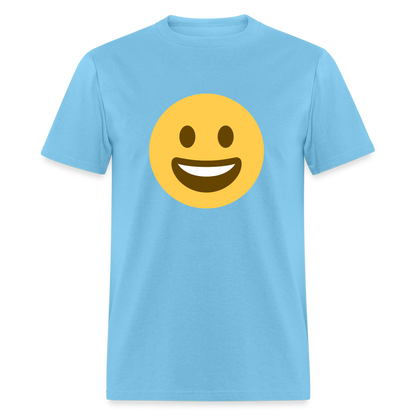 😀 Grinning Face (Twemoji) Unisex Classic T-Shirt - aquatic blue