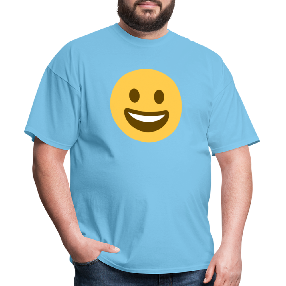 😀 Grinning Face (Twemoji) Unisex Classic T-Shirt - aquatic blue