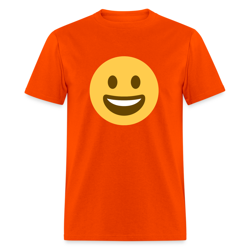 😀 Grinning Face (Twemoji) Unisex Classic T-Shirt - orange