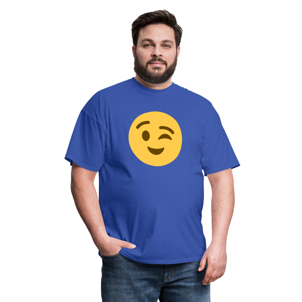 😉 Winking Face (Twemoji) Unisex Classic T-Shirt - royal blue