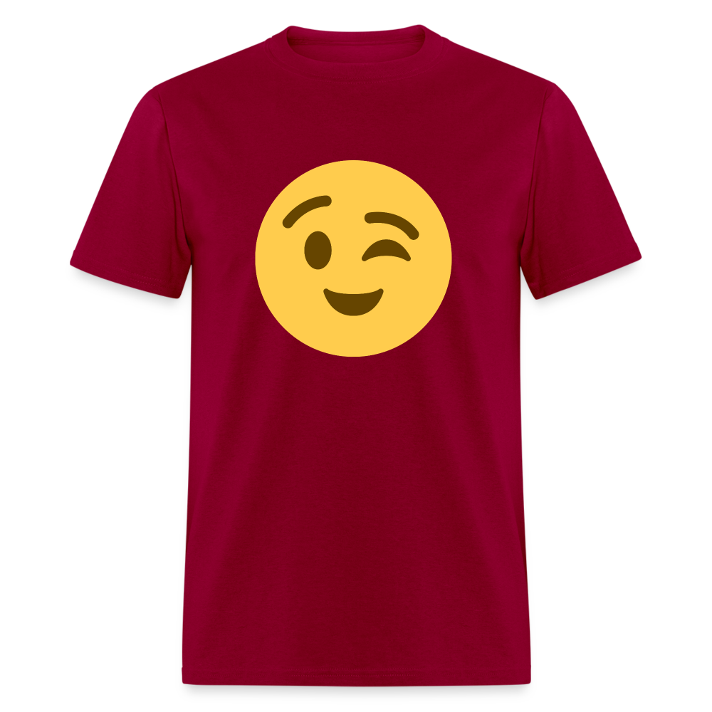 😉 Winking Face (Twemoji) Unisex Classic T-Shirt - dark red