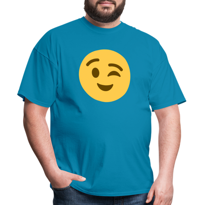 😉 Winking Face (Twemoji) Unisex Classic T-Shirt - turquoise