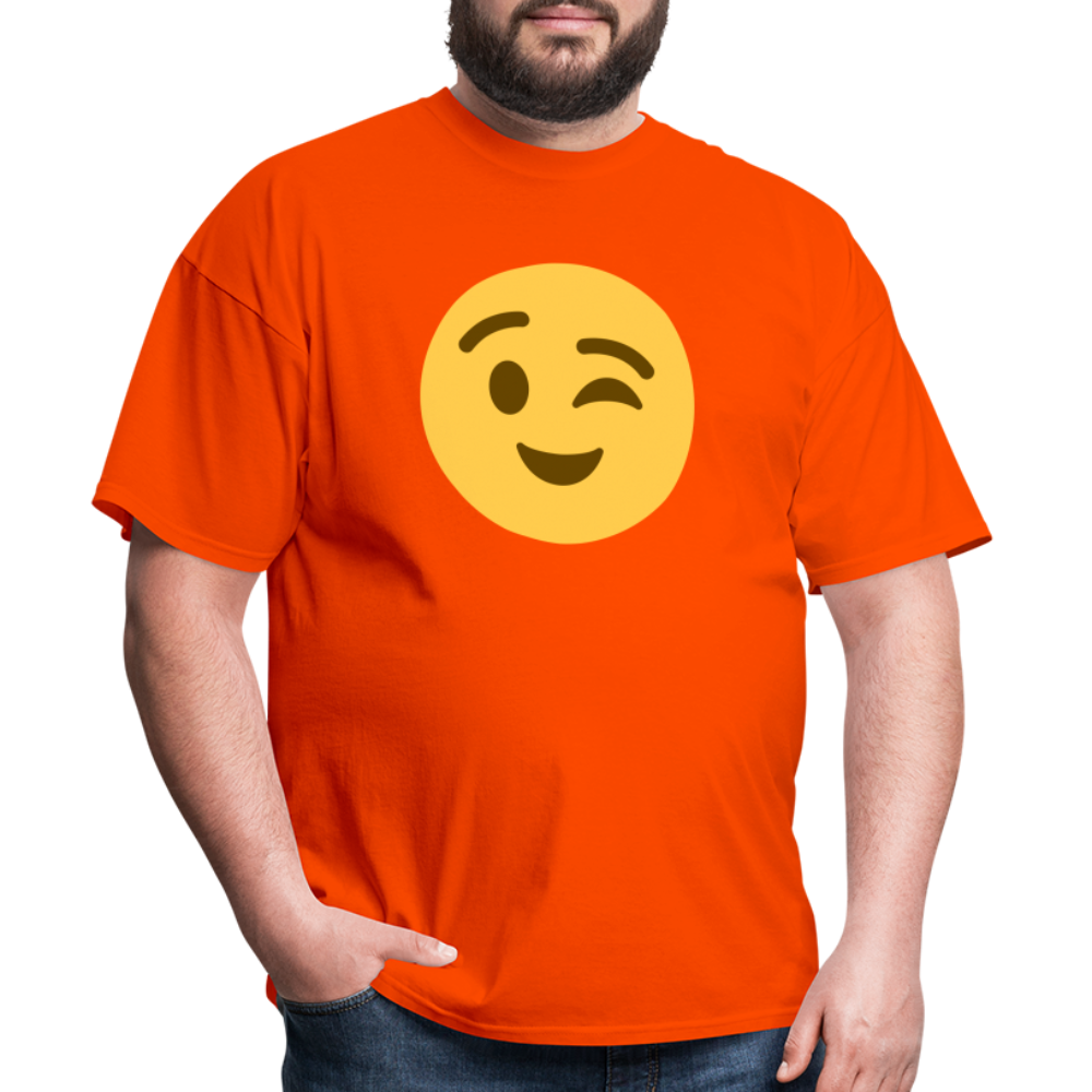 😉 Winking Face (Twemoji) Unisex Classic T-Shirt - orange