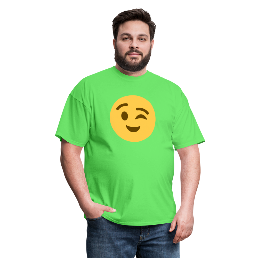 😉 Winking Face (Twemoji) Unisex Classic T-Shirt - kiwi