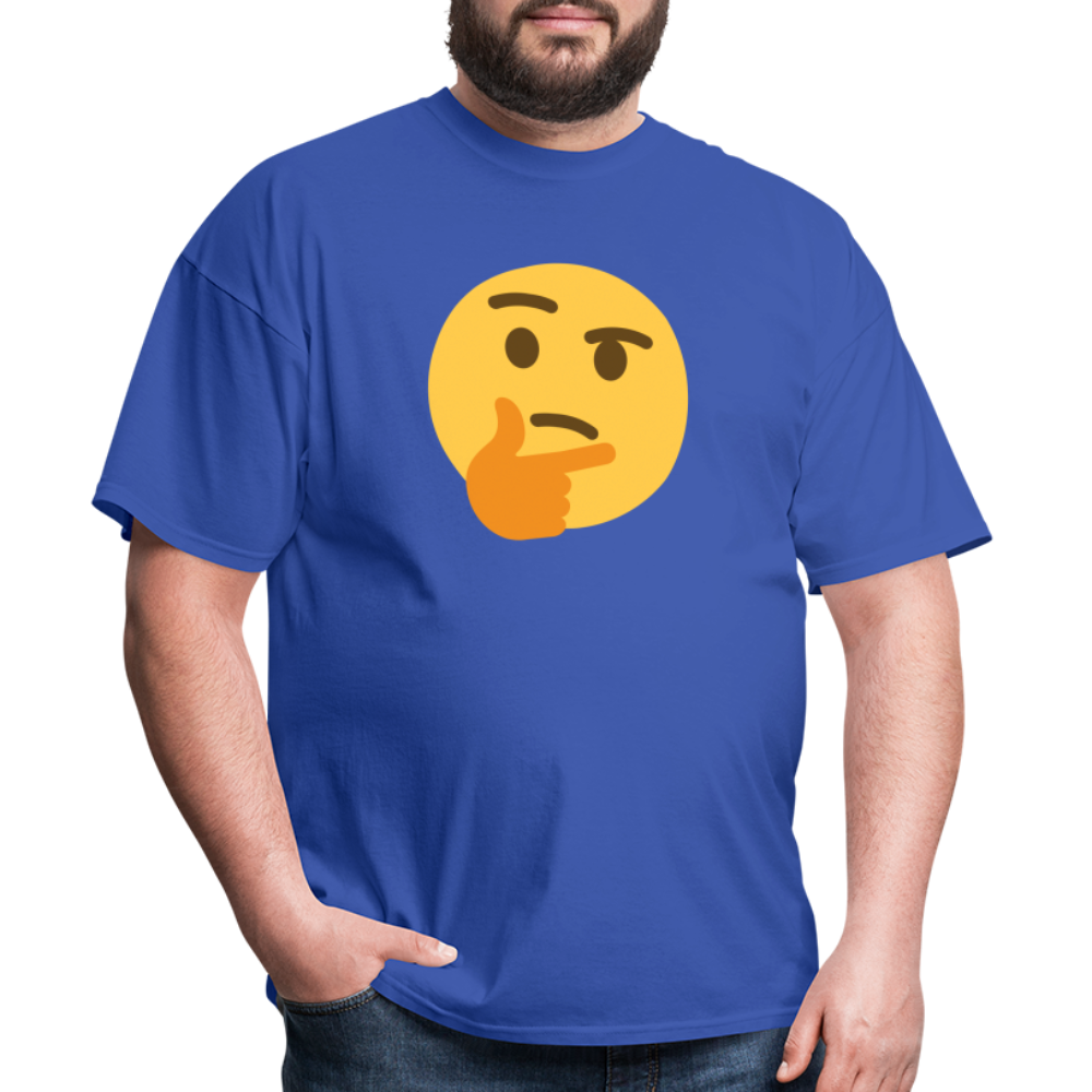 🤔 Thinking Face (Twemoji) Unisex Classic T-Shirt - royal blue
