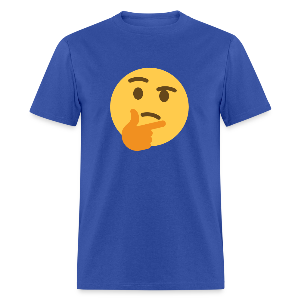 🤔 Thinking Face (Twemoji) Unisex Classic T-Shirt - royal blue