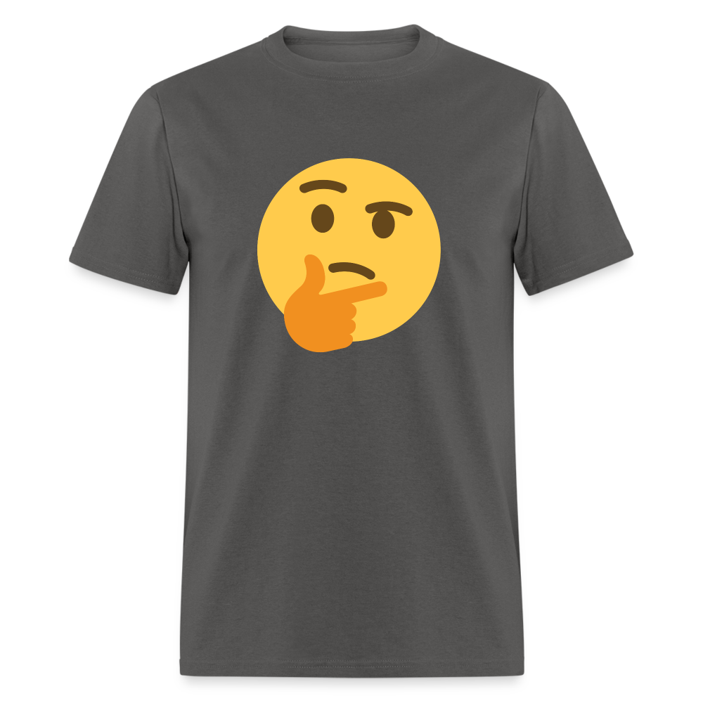 🤔 Thinking Face (Twemoji) Unisex Classic T-Shirt - charcoal