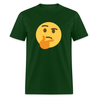 🤔 Thinking Face (Twemoji) Unisex Classic T-Shirt - forest green