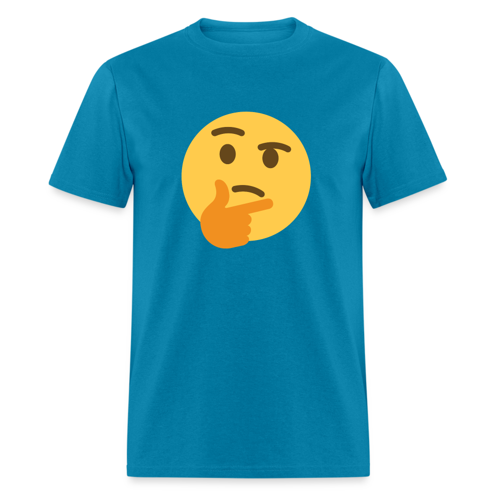 🤔 Thinking Face (Twemoji) Unisex Classic T-Shirt - turquoise